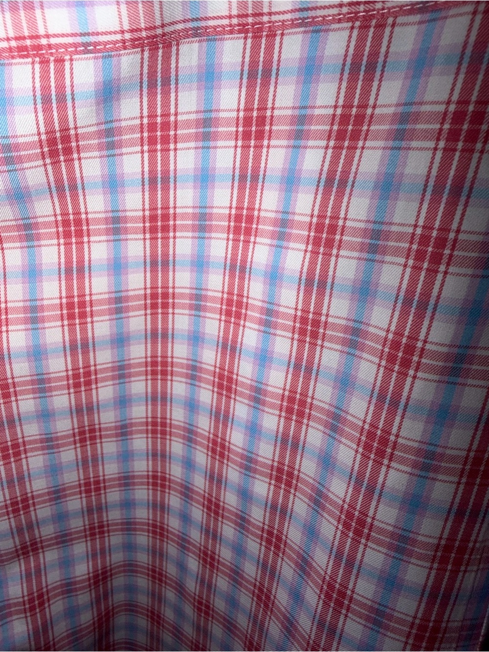 Peter Millar Short Sleeve 100% Cotton Button Up Button Down Plaid Shirt Large - Picture 4 of 4
